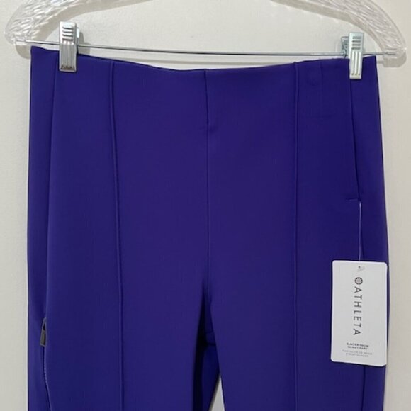 Athleta Glacier Snow Skinny Pant in Noble Blue Women's Size 8 NWT - Picture 3 of 8